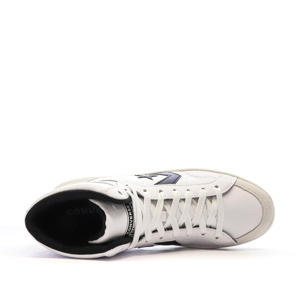 Baskets Blanche/Noire Homme Converse Pro Blaze Leather 4