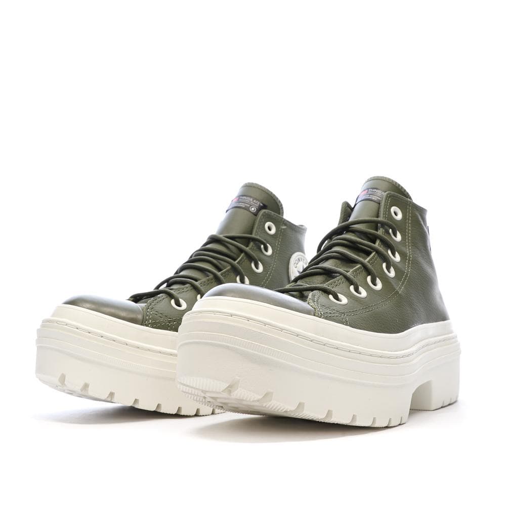 Baskets Kaki Femme Converse Chuck Taylor All Star Lugged Heel 6