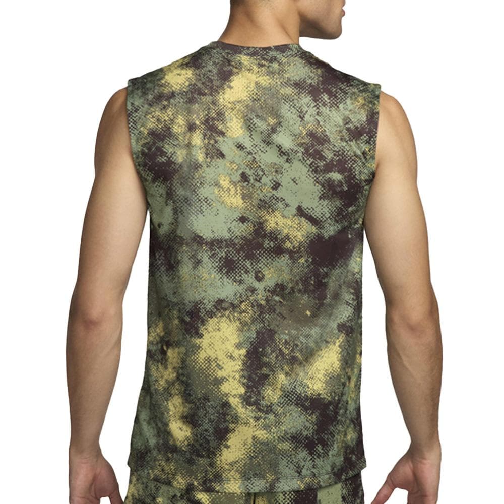 Débardeur Vert Homme Nike Camo 2