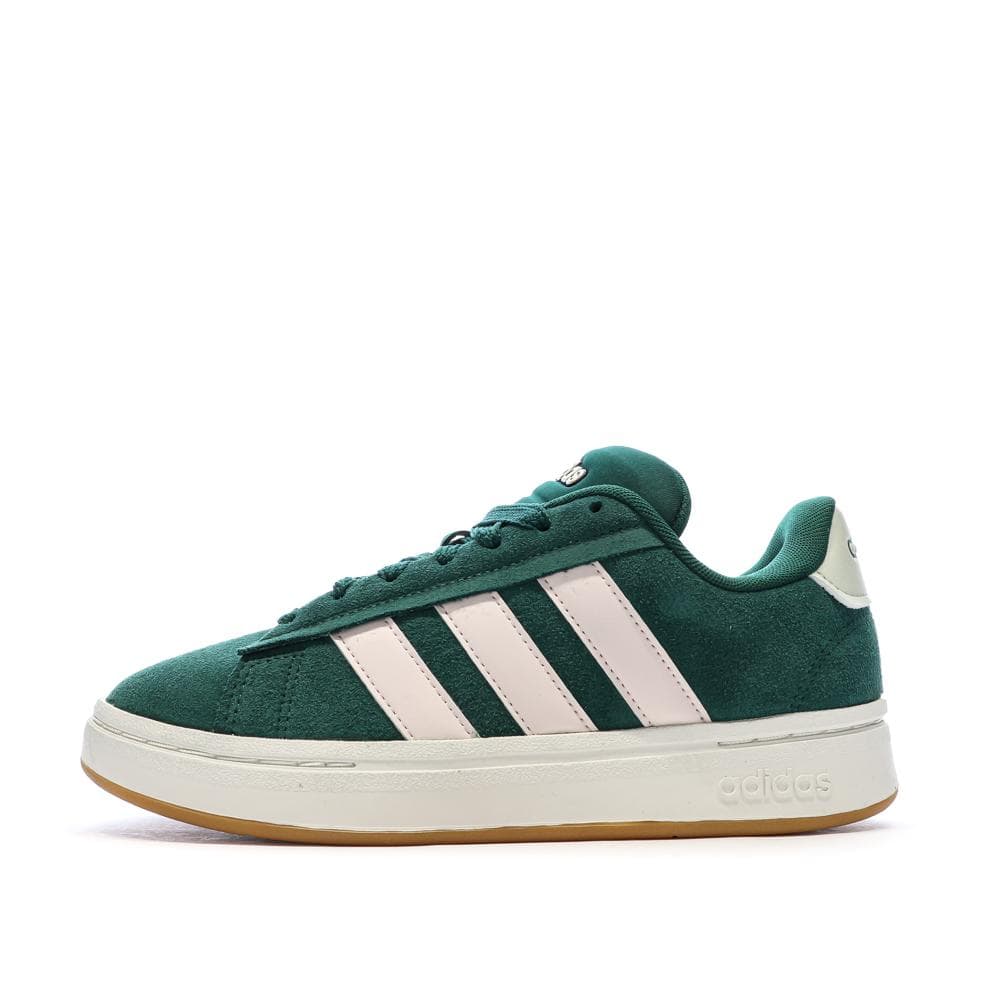 Baskets Vert/Rose Femme Adidas Grand Court Alpha 1