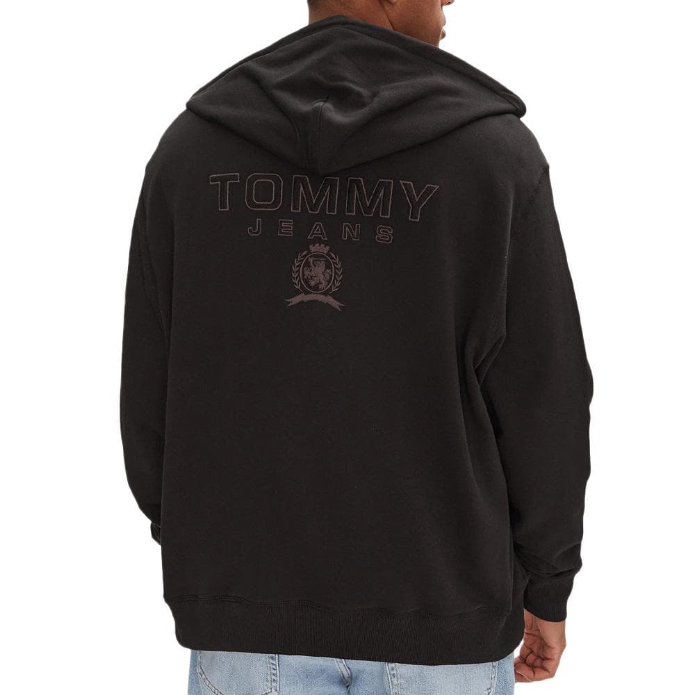 Sweat Zippé Noir Homme Tommy Hilfiger Varsity Tona 2