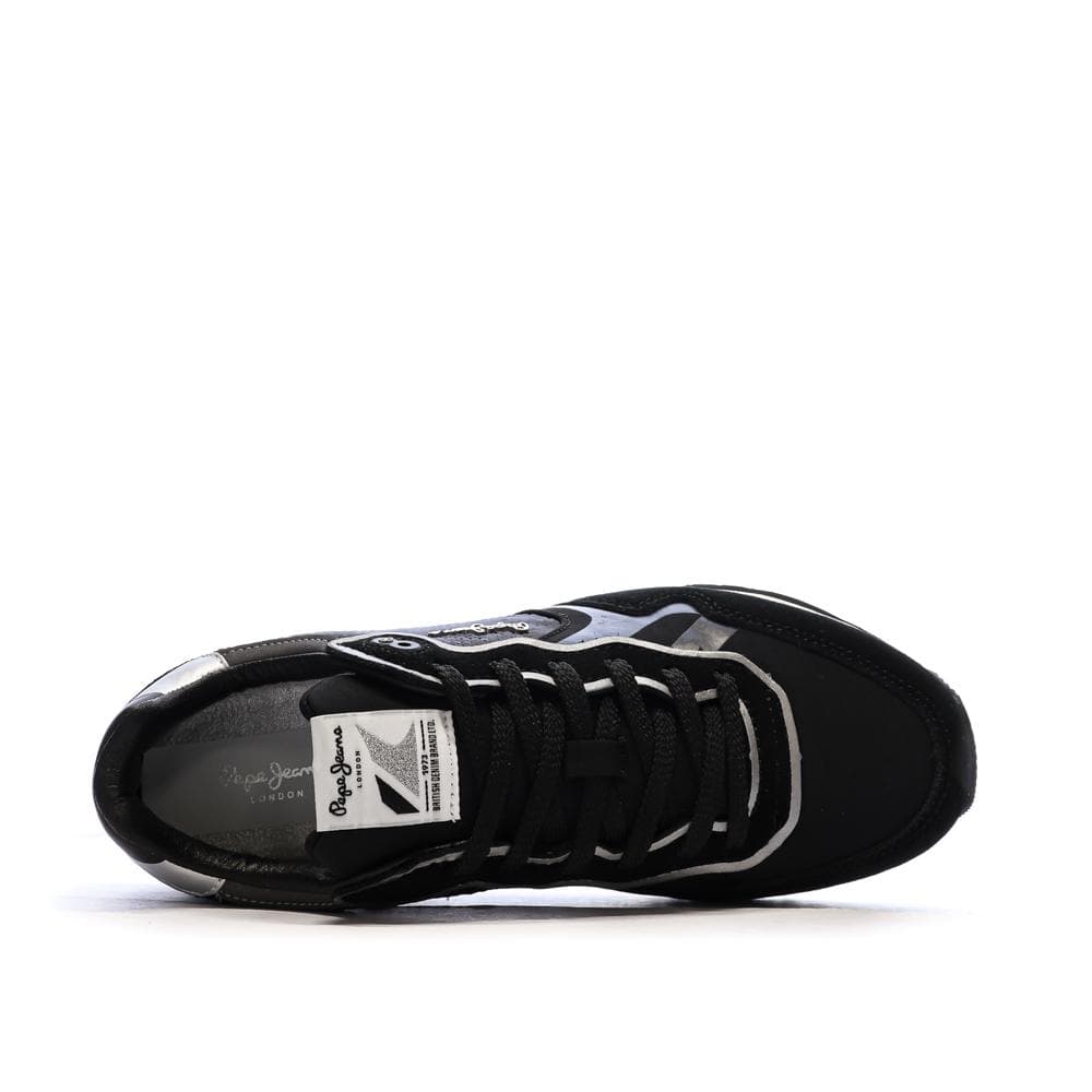 Baskets Noires Femme Pepe jeans Brit 4