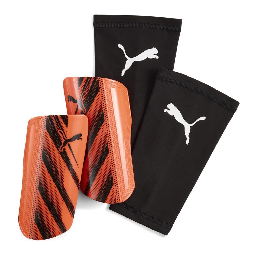 Protège-Tibias Rouges/Noires Homme Puma Flex Guard 1
