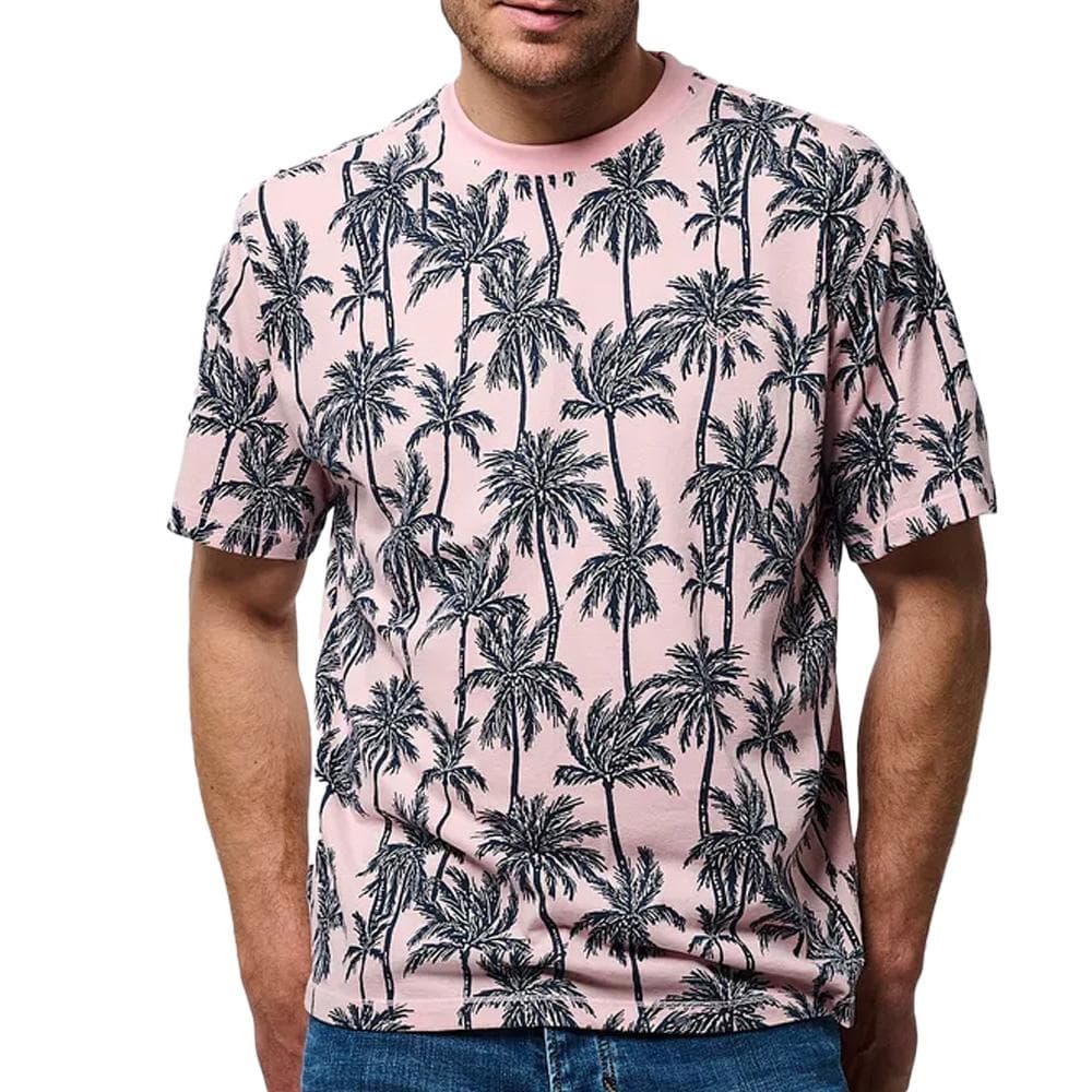 T-shirt Rose/Marine Homme Kaporal TOGO25EM11 1