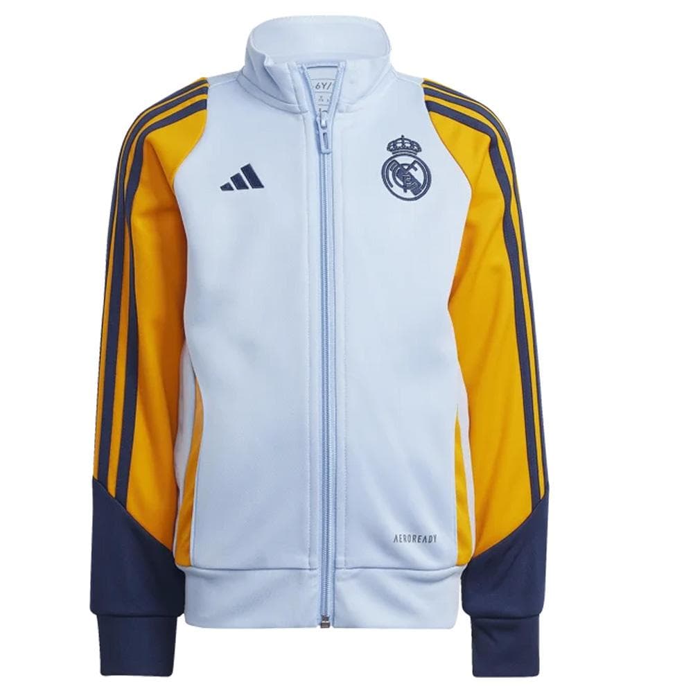 Real Madrid Ensemble de survêtement Bleu/Marine/Jaune Garçon Adidas 24 2