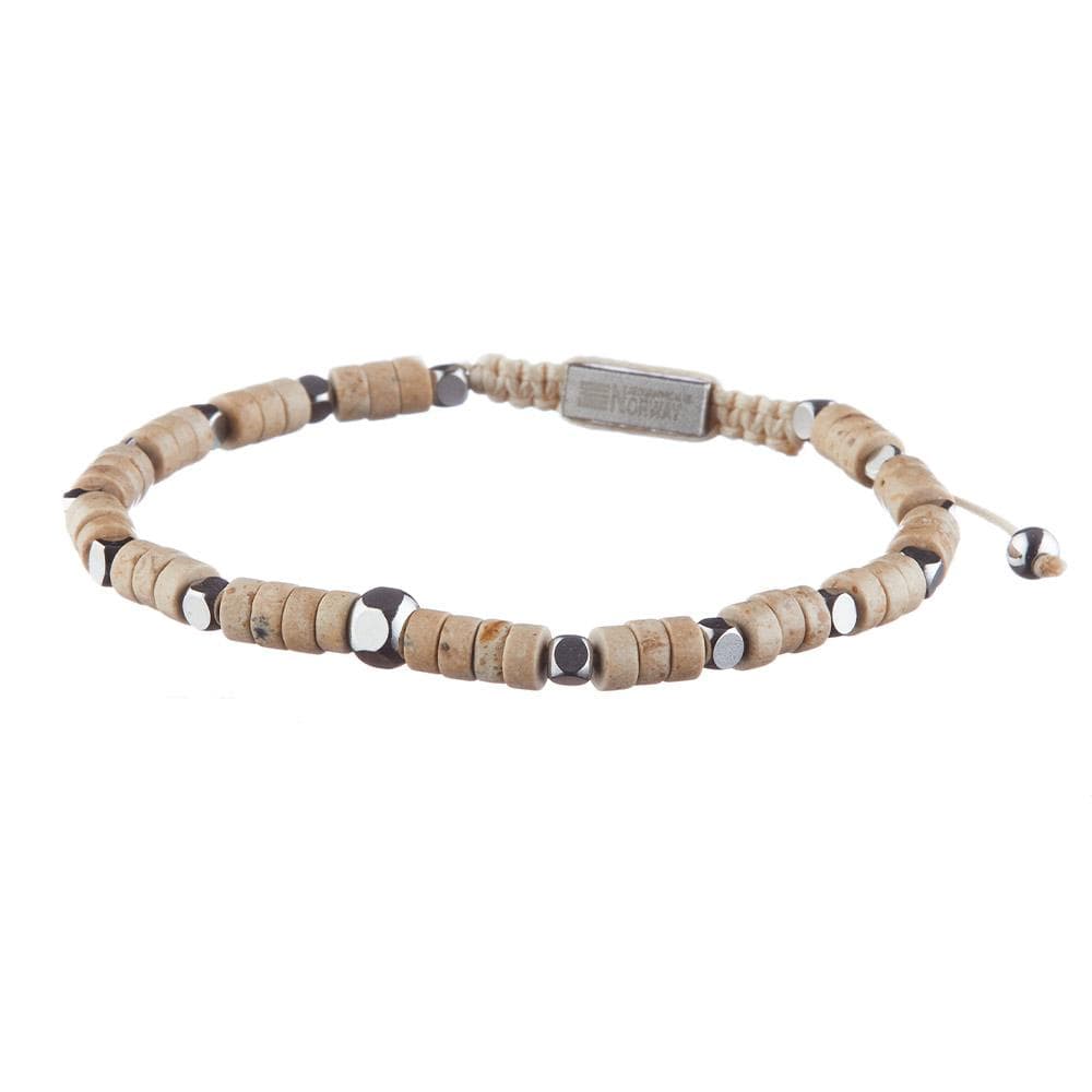 Bracelet Beige/Acier Homme Geographical Norway 315018 1