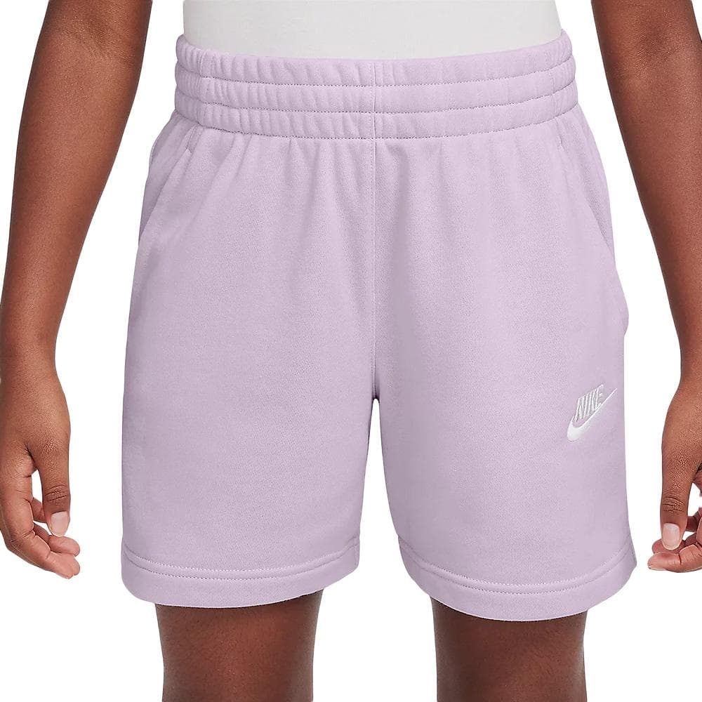 Short Mauve Fille Nike G Nsw Club Ft 5in Short 1