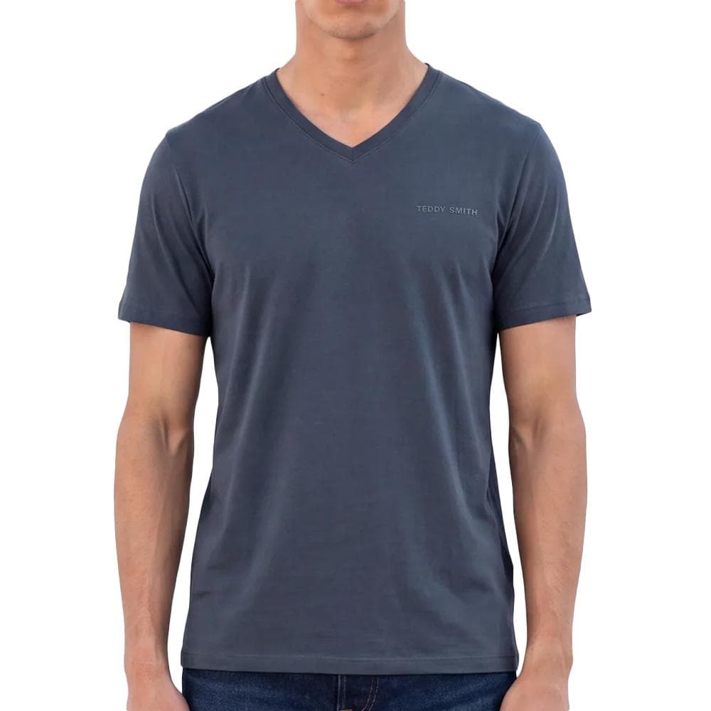 T-shirt Gris Foncé Homme Teddy Smith Tawax2 1