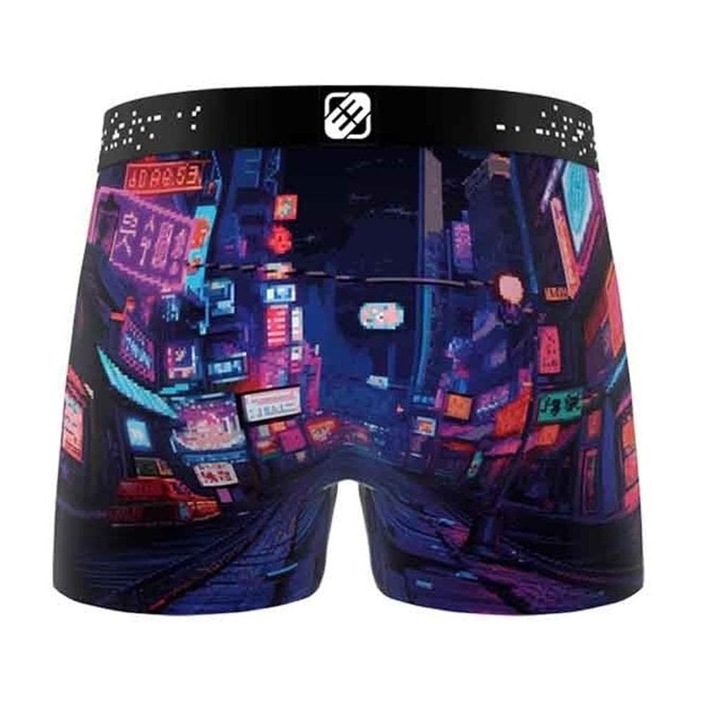 Boxer Noir/Violet Homme Freegun Craft 2