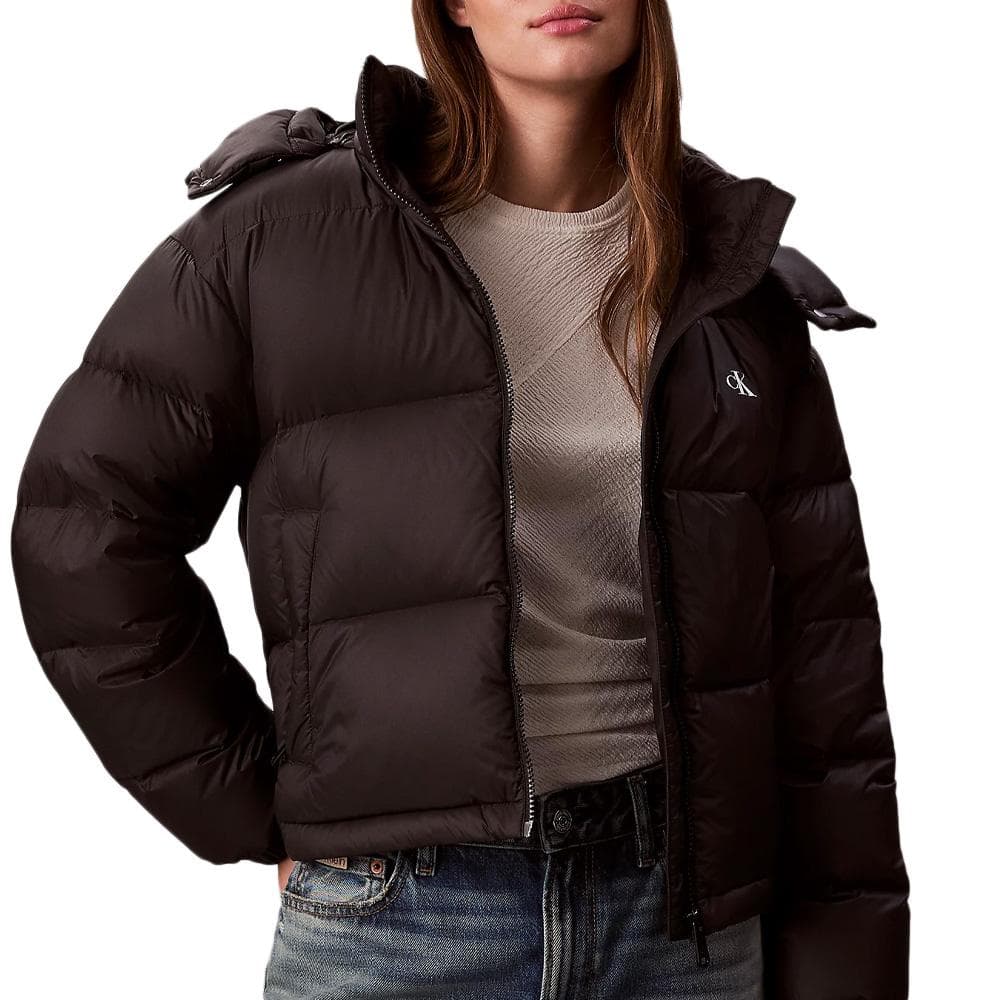 Doudoune Noire Femme Calvin Klein Jeans Essential Midweight 1