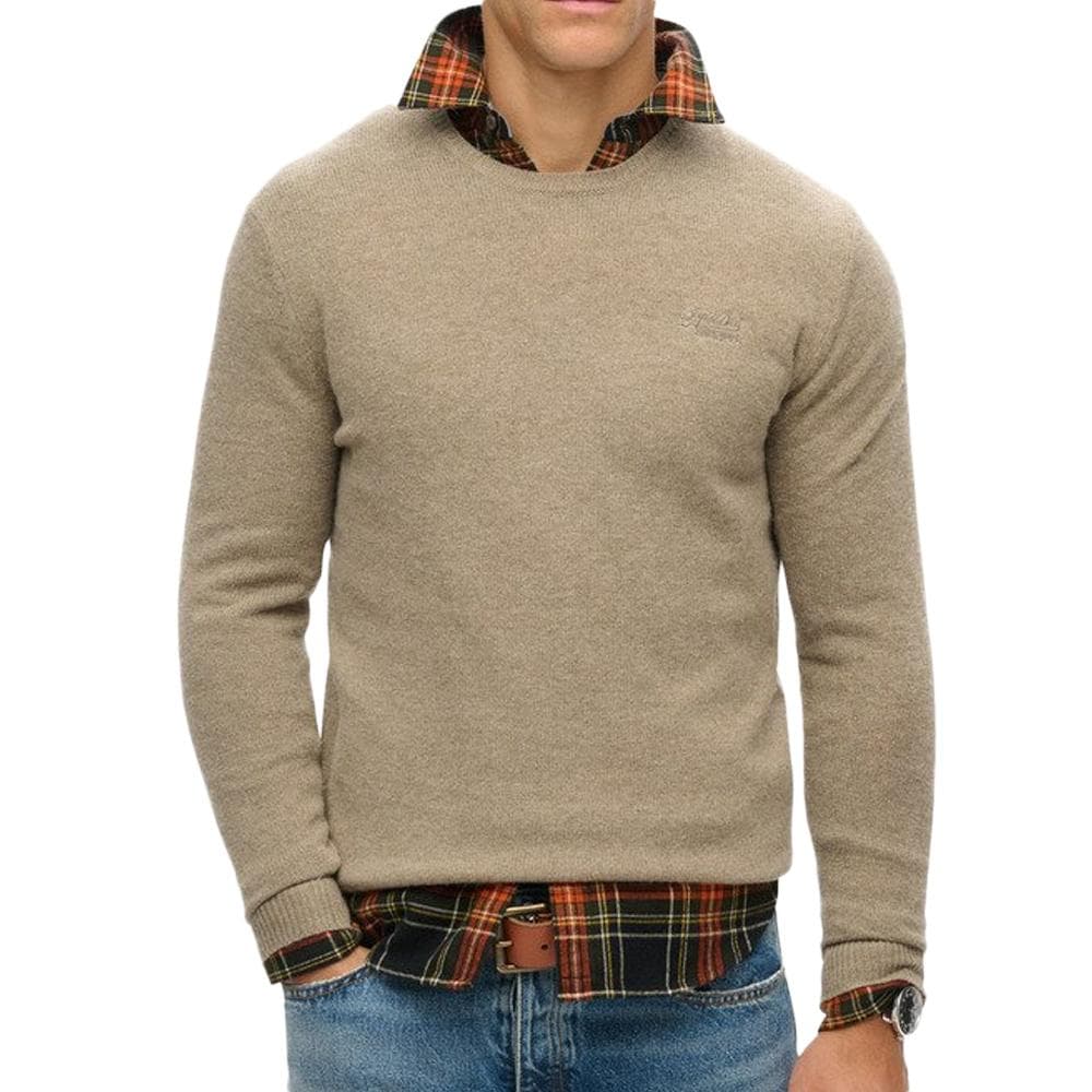 Pull Vert Homme Superdry Essential Slim Fit Crew Jumper 1