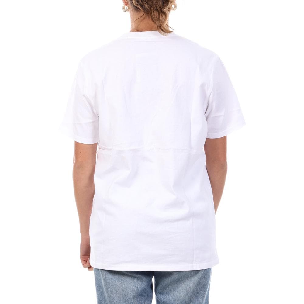 T-shirt Blanc Femme Vans Stamp Logo Ss Tee 2