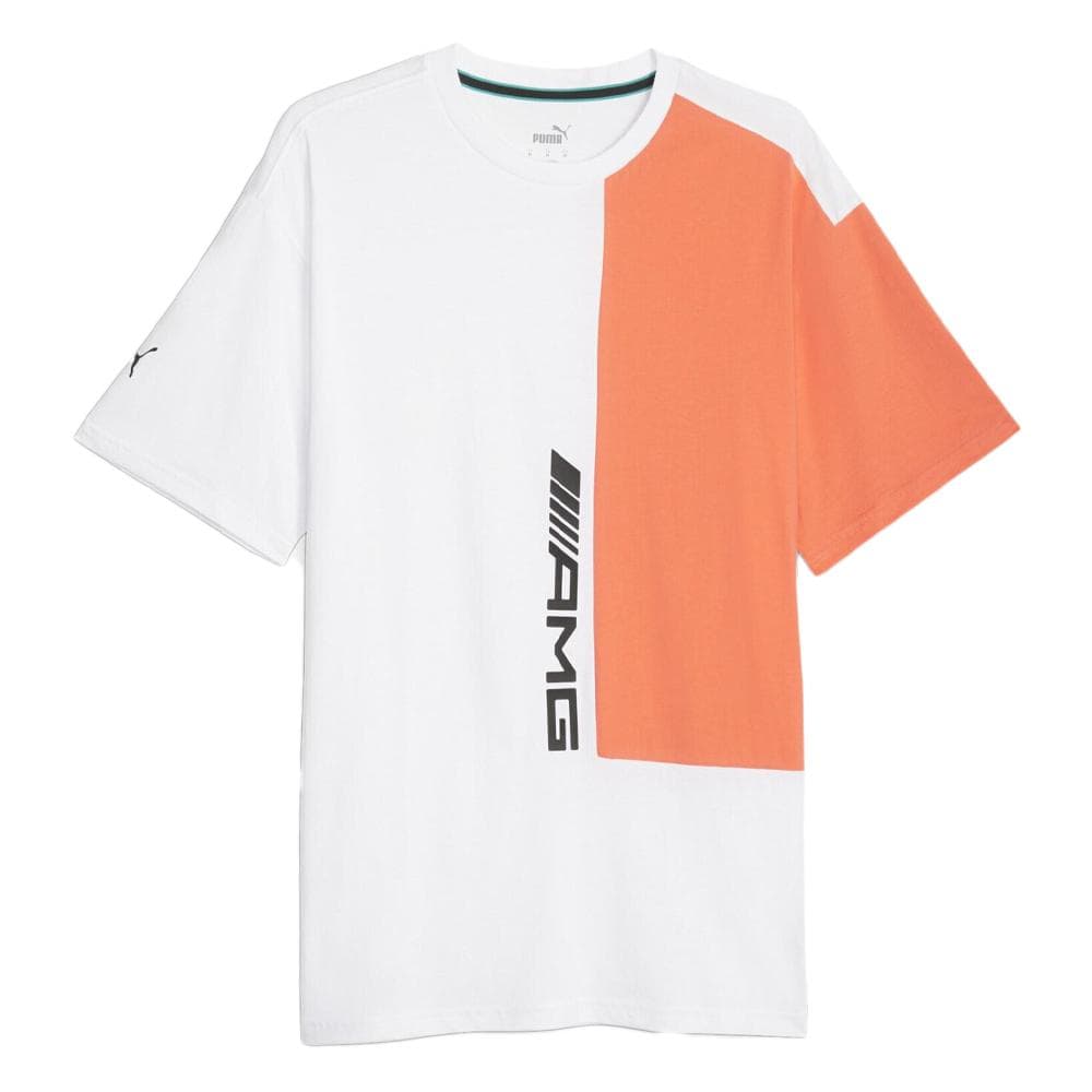 T-shirt Blanc/Orange Homme Puma Statement 1