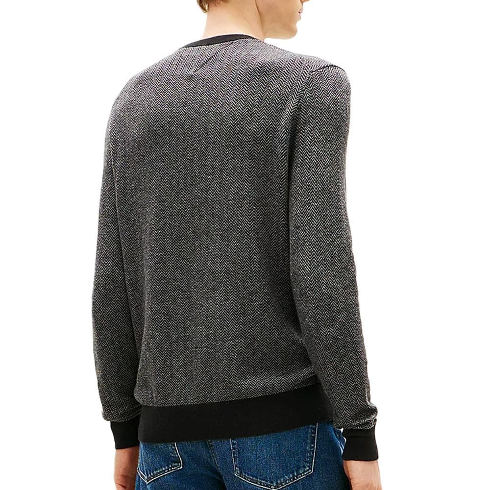 Pull Gris Chiné Homme Tommy Hilfiger Pima 2