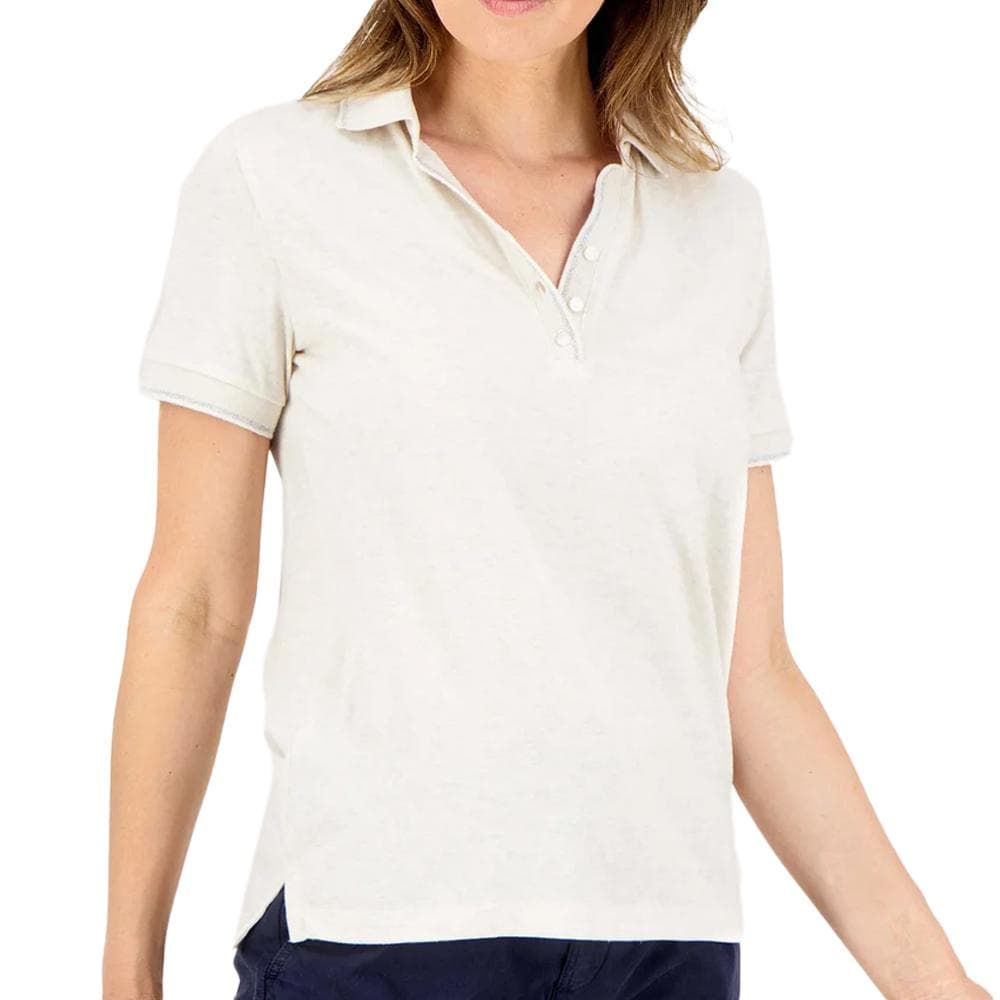 Polo Blanc Femme TBS ADINAPOL 1