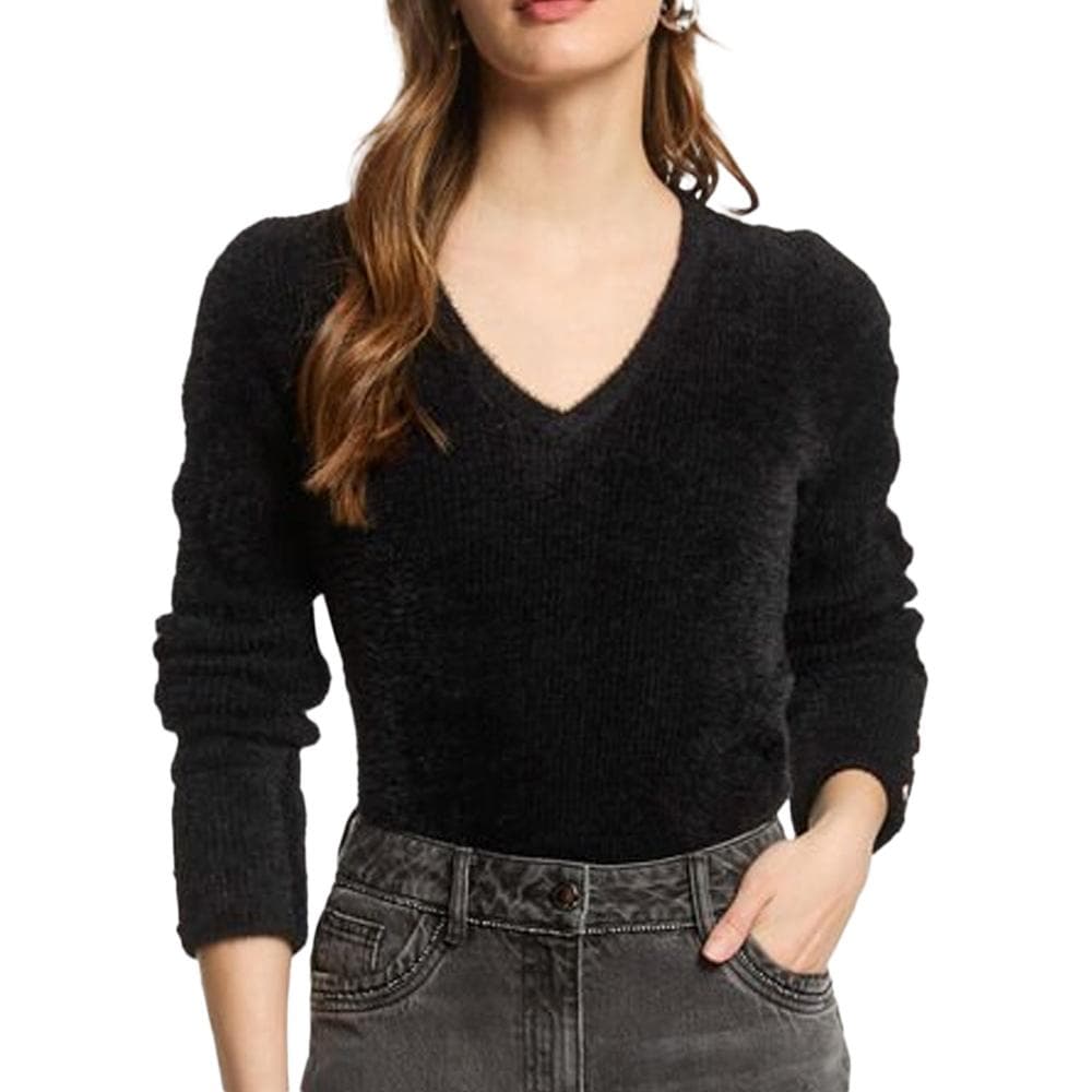 Pull Noir Femme Morgan Moove 1