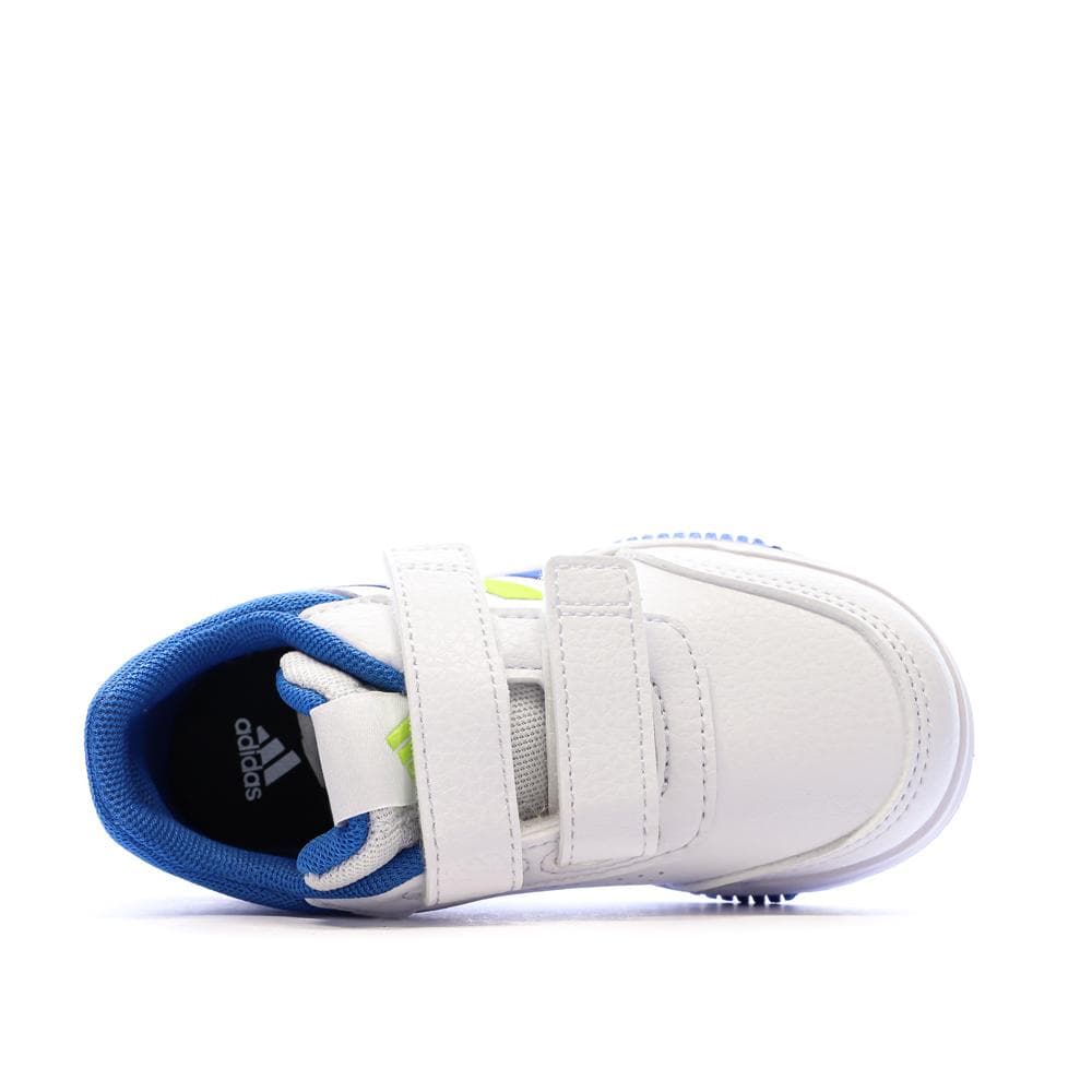 Baskets Blanches/Bleu Bébé Adidas Tensaur Sport 2.0 Cf 4