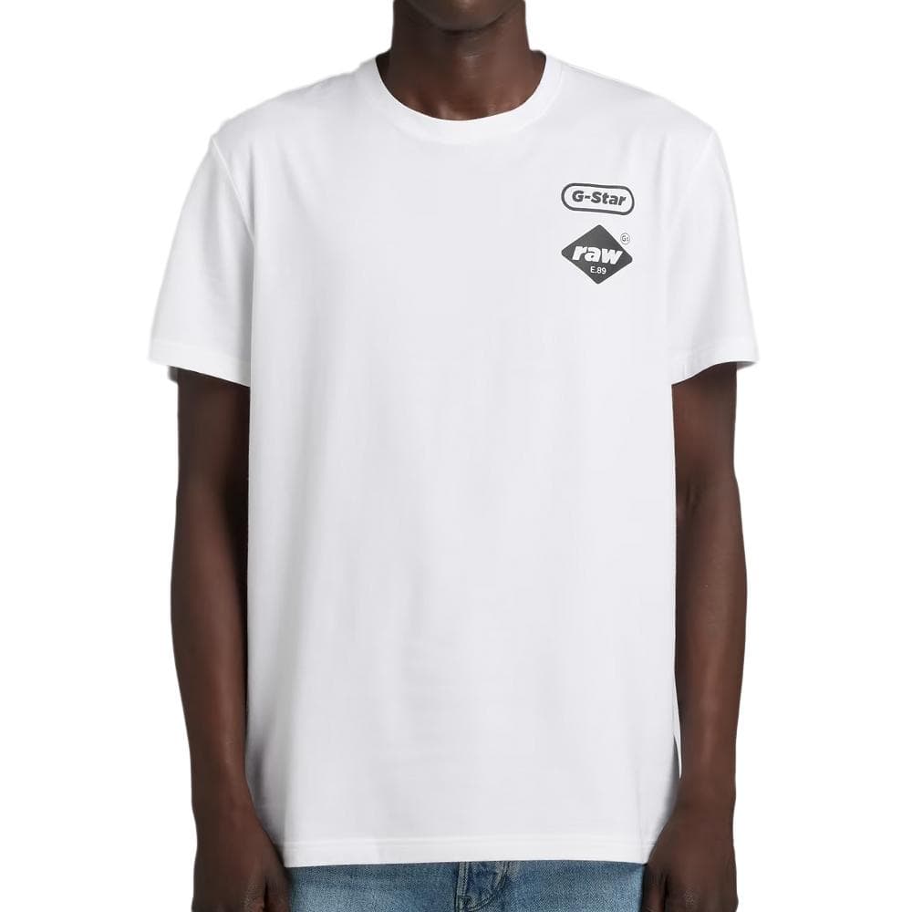T-shirt Blanc Homme G-Star Chest 1