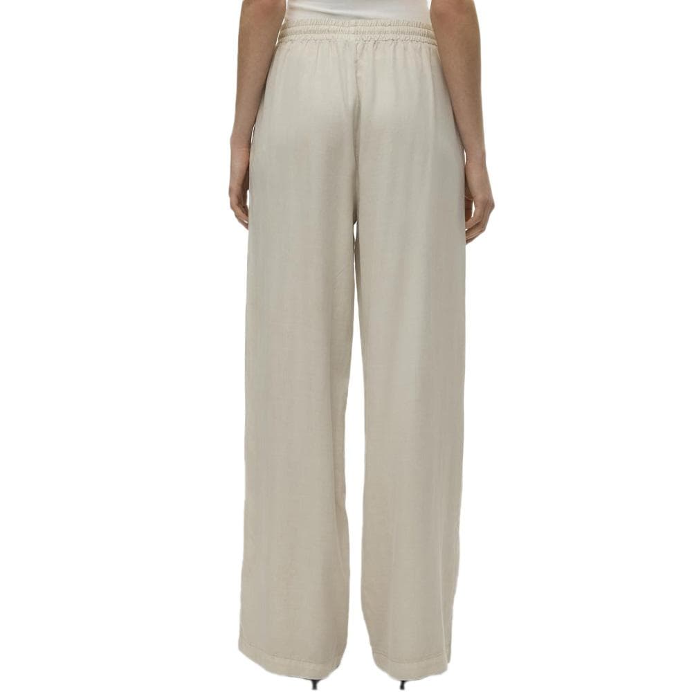 Pantalon fluide Écru Femme Vero Moda Bree 2