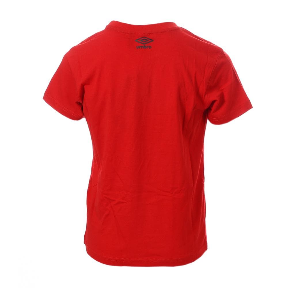 T-shirt Rouge Garçon Umbro Bas Net 2