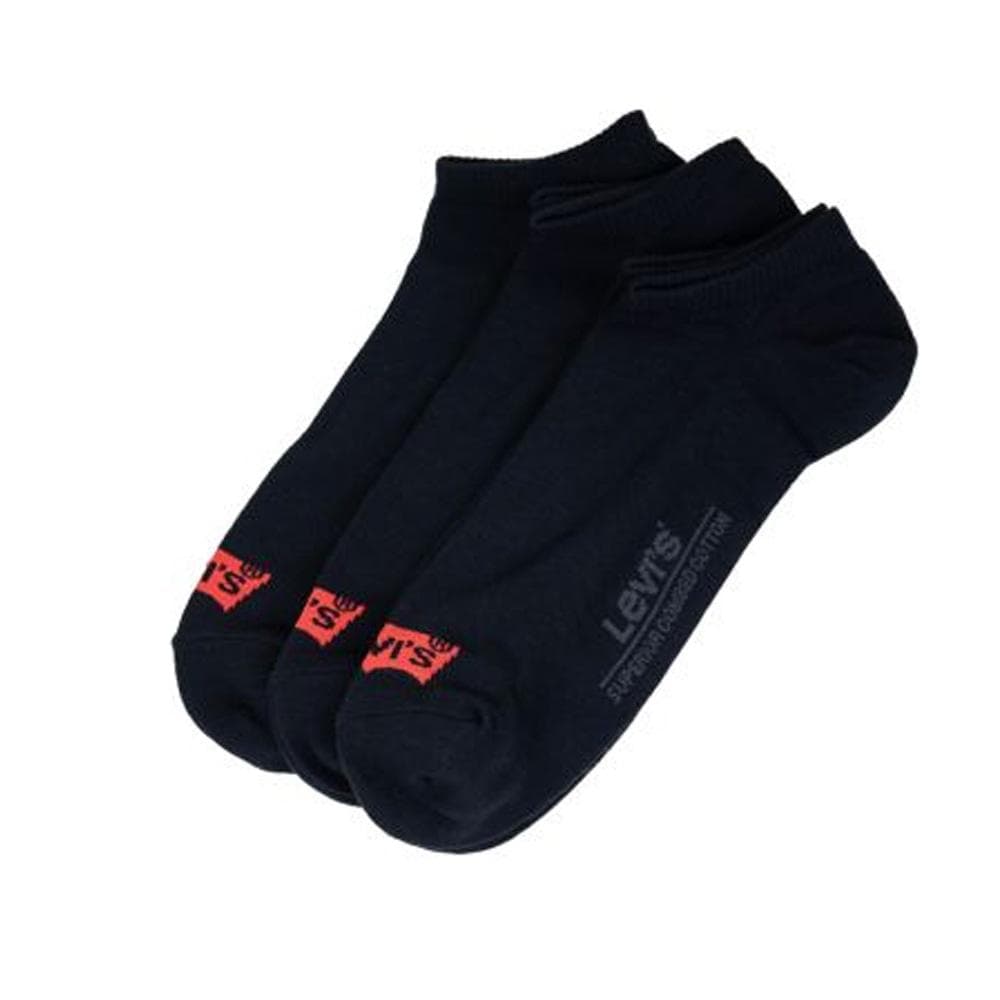 x3 Paires de Chaussettes Noires/Rouge Garçon Levi's Low Cut 1