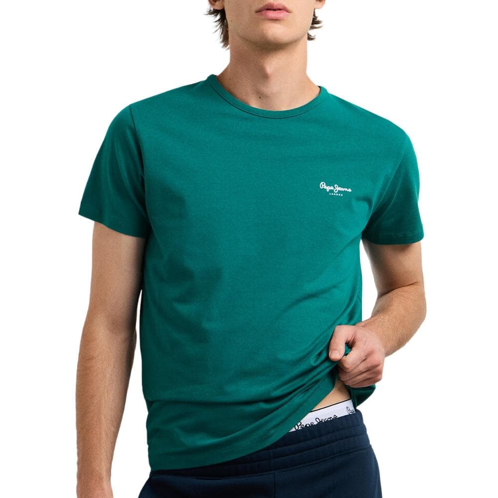 T-Shirt Vert Homme Pepe jeans Original Basic 3 1