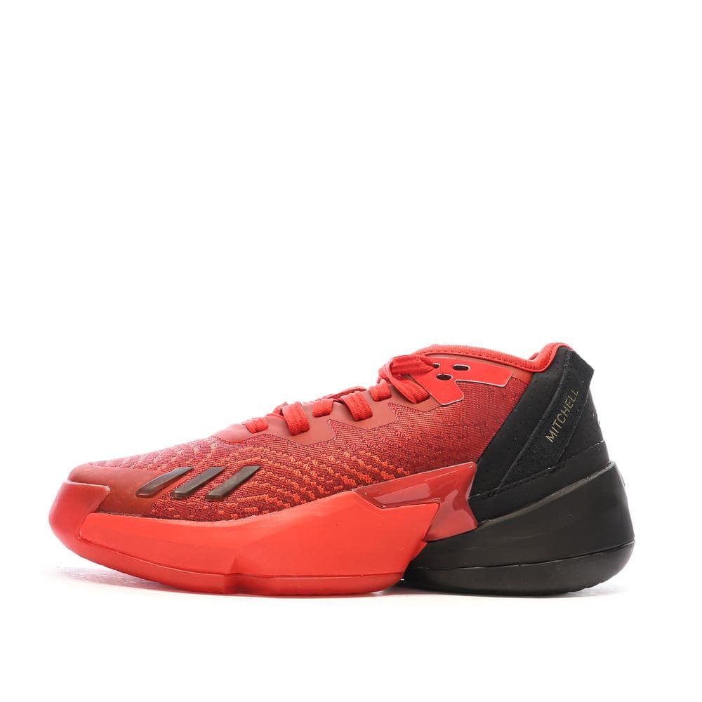 Chaussures de Basketball Rouges Junior Adidas D.o.n. Issue 4 1