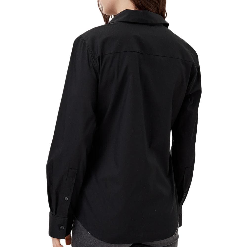 Chemise Noir Femme Tommy Hilfiger Ess Poplin Regular S 2