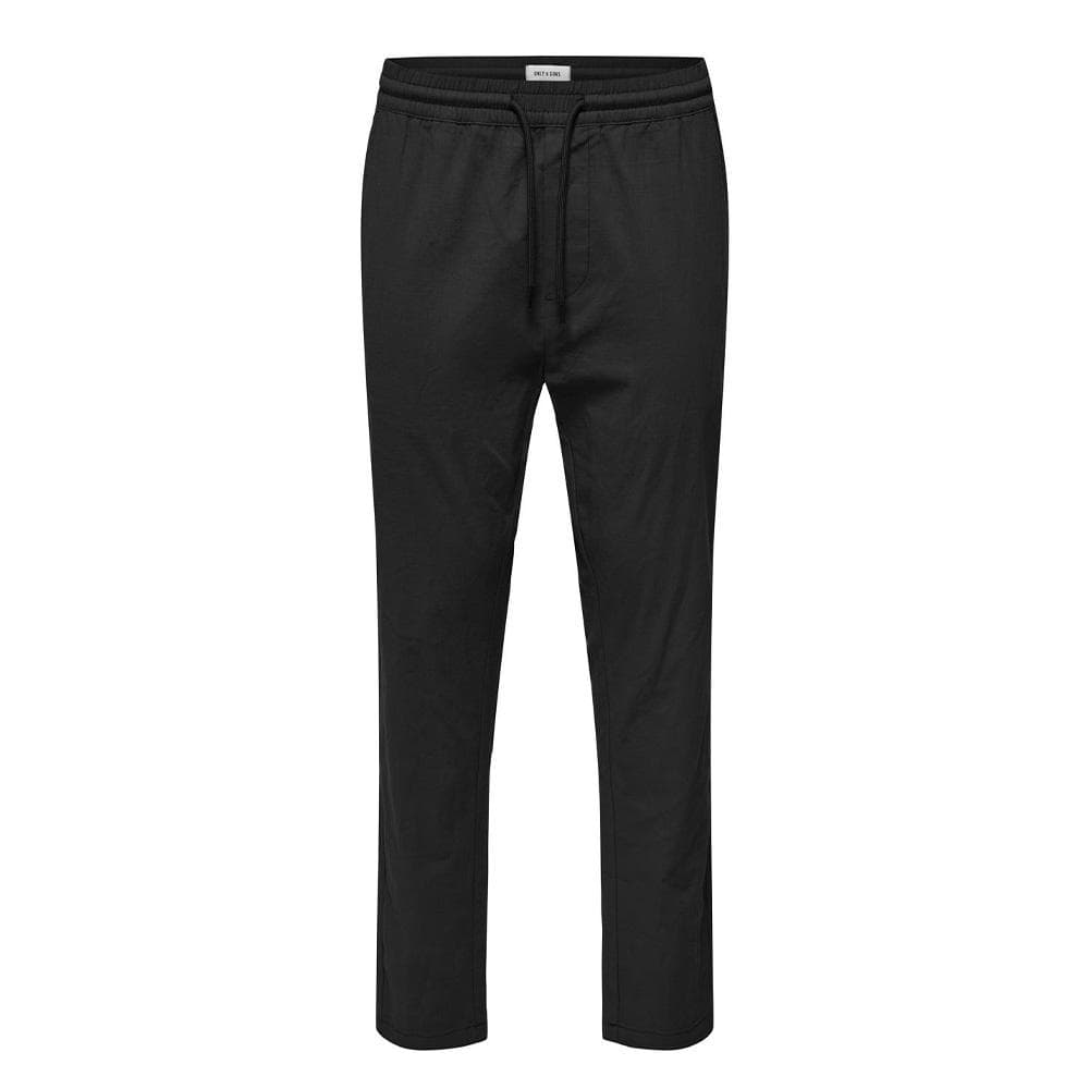 Pantalon fluide Noir Homme Only & Sons Capri Slim 1