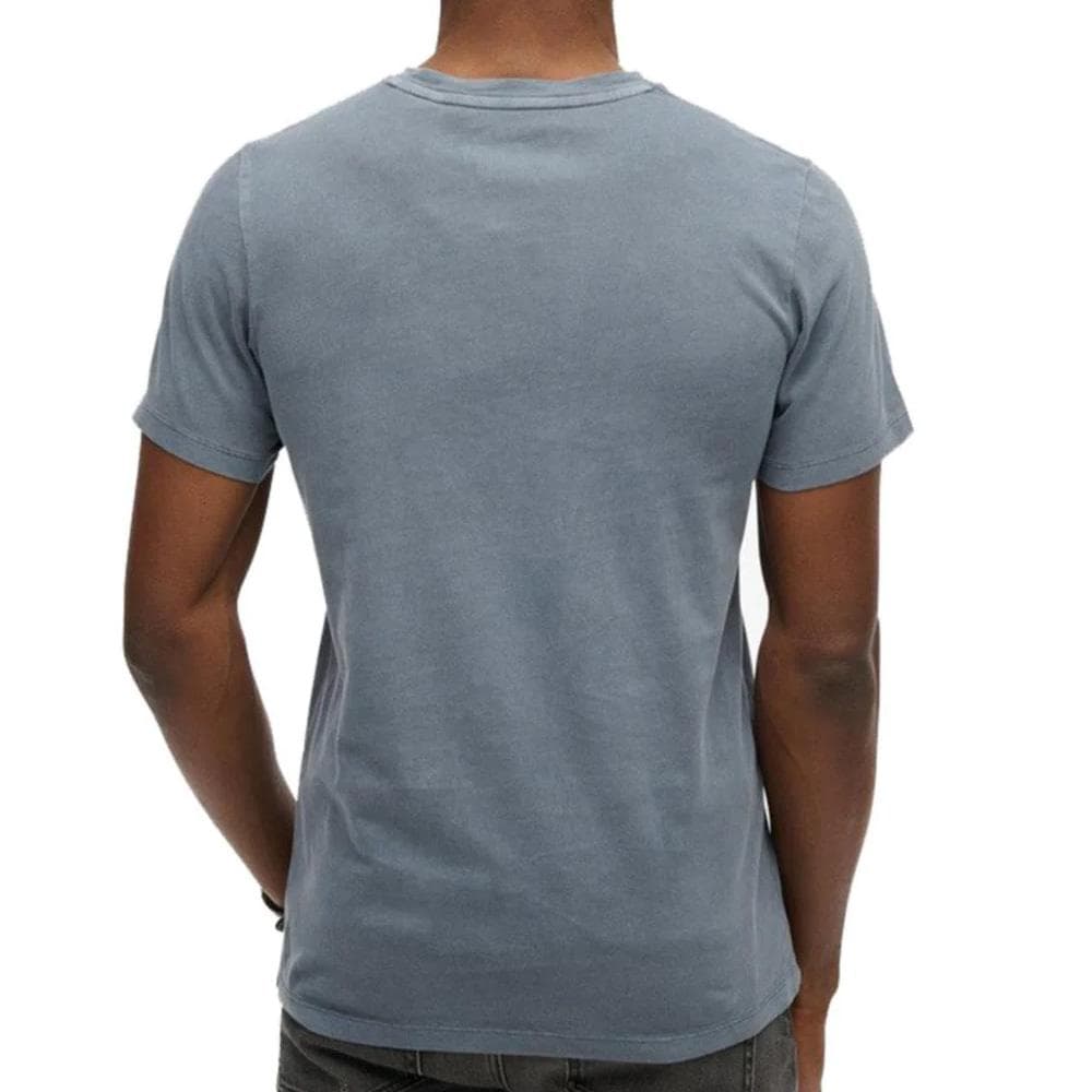 T-Shirt Bleu/Gris Homme Superdry Classic Essential 2