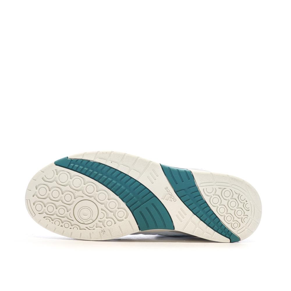 Baskets Blanche/Turquoise Homme Adidas Midcity 5