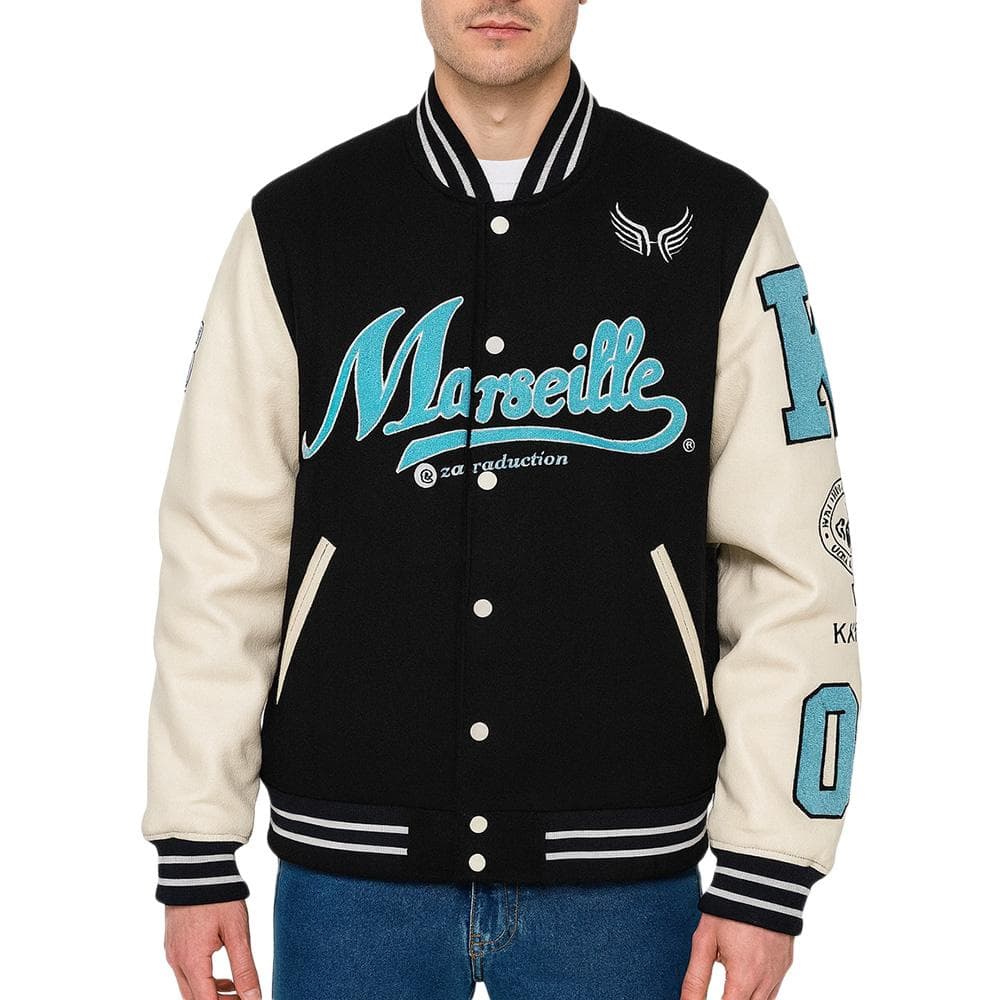 Veste Noire/Blanc/Turquoise Homme Kaporal TICH25M63 1