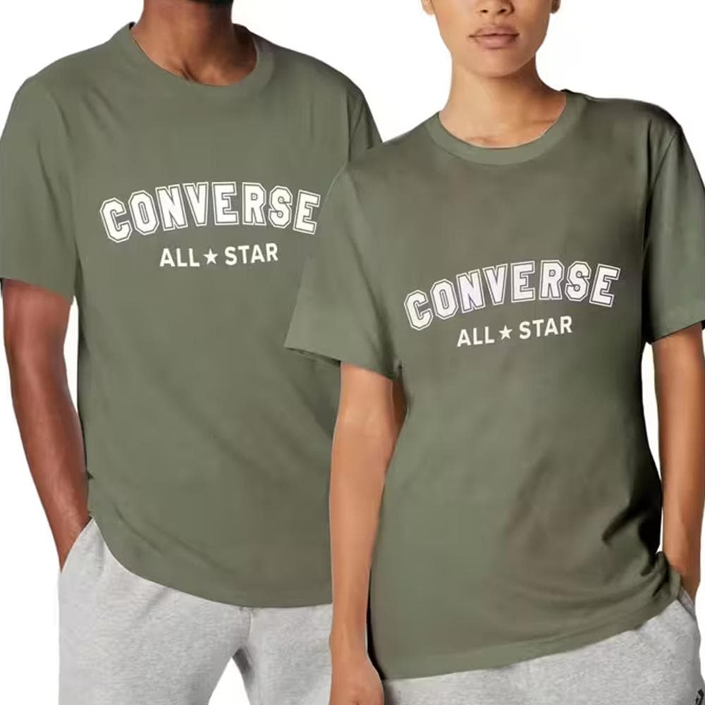 T-shirt Kaki Homme Converse Classic 2