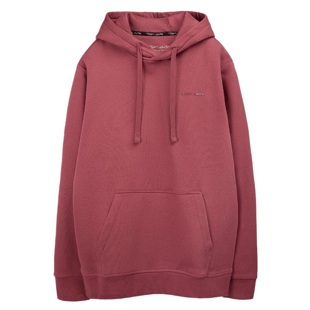 Sweat à Capuche Bordeaux Homme Teddy Smith Nark 1