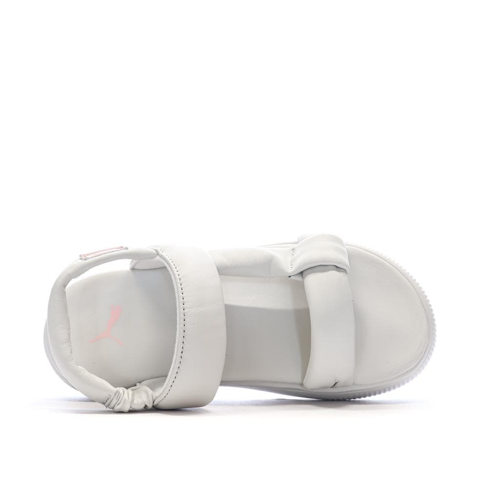 Sandales Blanches Femme Puma Suede Mayu 4