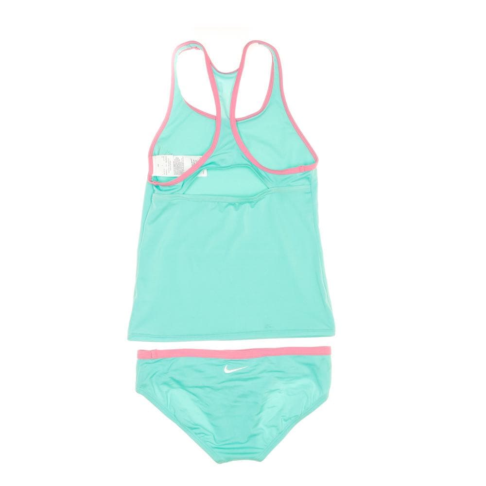 Maillot de bain 2 pièces Turquoises/Rose Fille Nike Racerback 2