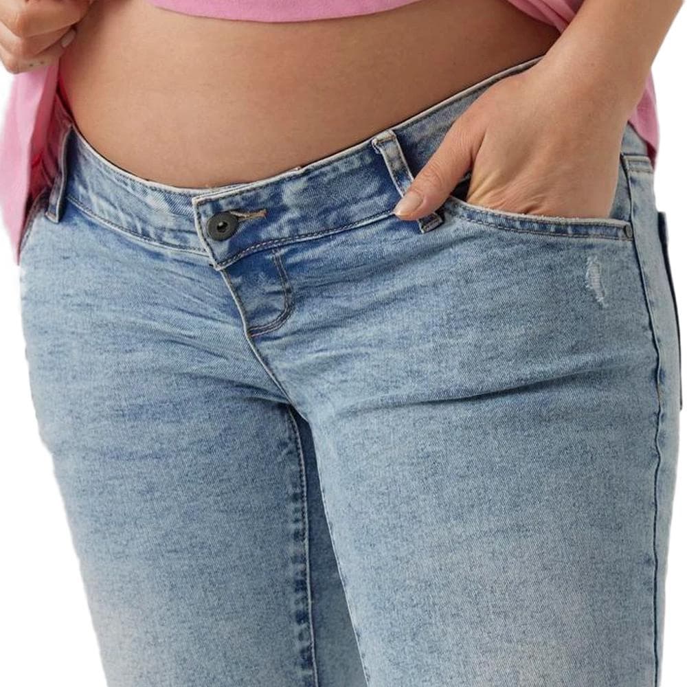 Jean Slim Bleu Femme Mamalicious Barka 3