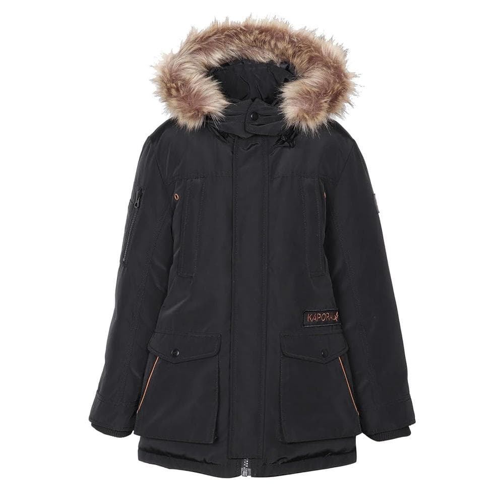 Parka Noir Garçon Kaporal ELON 1