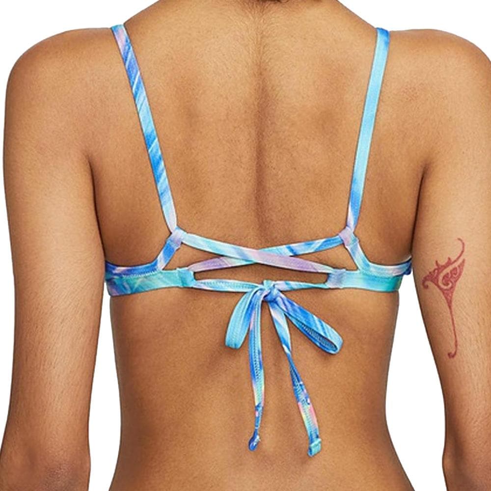 Haut de maillot de bain Bleu Femme Nike Lace Up 2