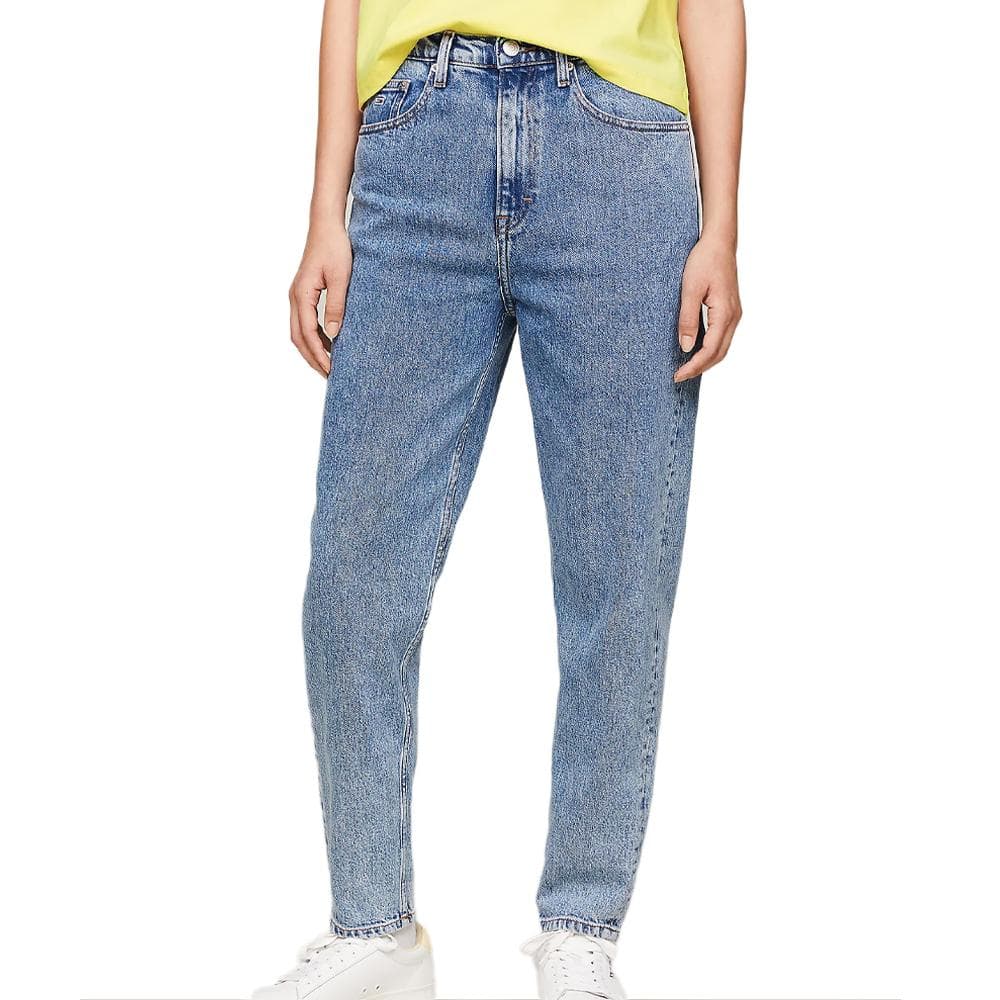 Jeans Mom Bleu Femme Tommy Hilfiger Cg41 1