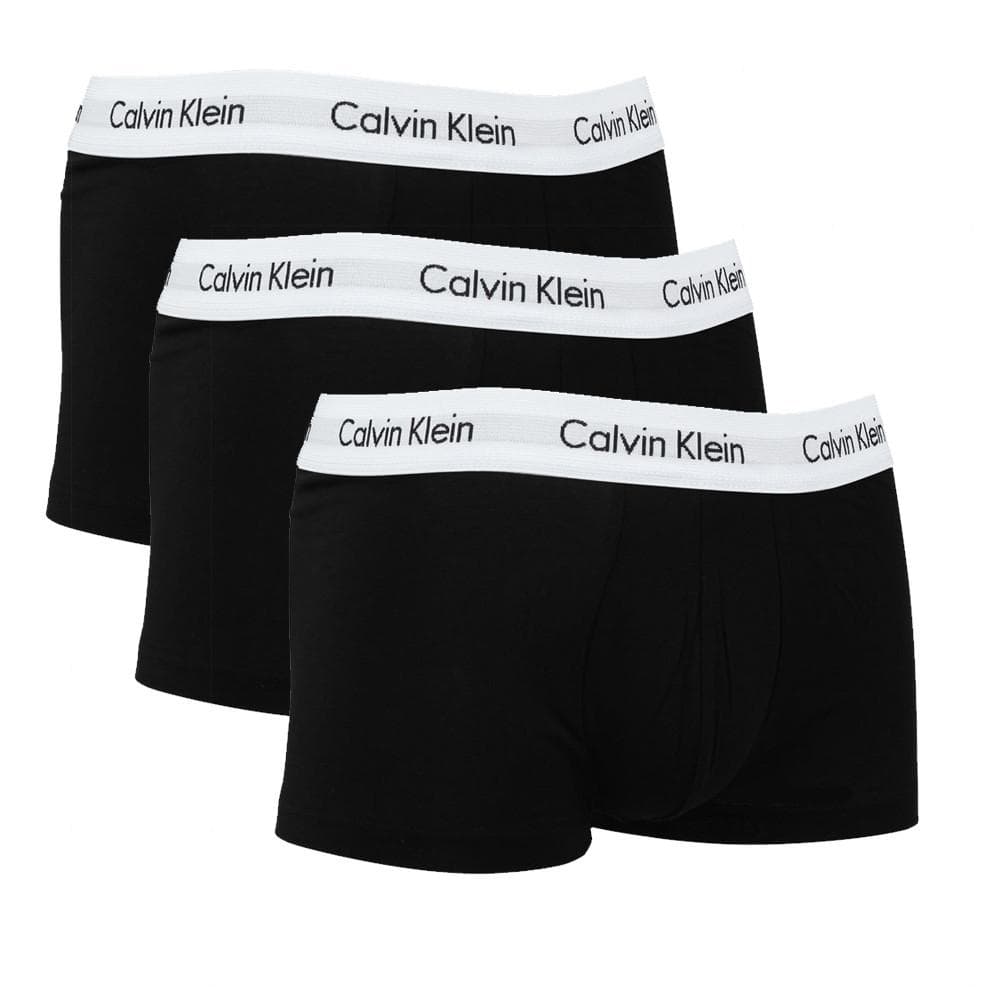 x3 Boxers Noirs Homme Calvin Klein Rise 1