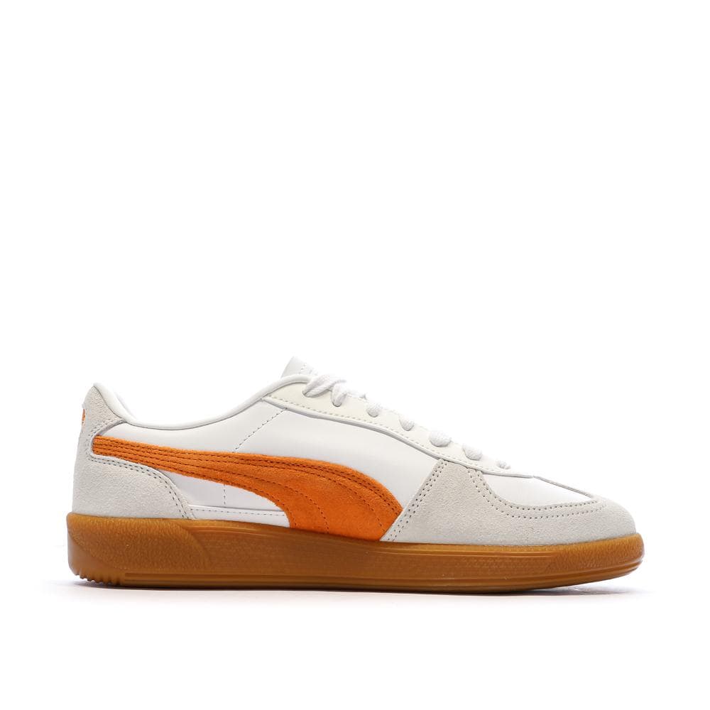 Baskets Blanc/Orange Mixte Puma Palermo 2