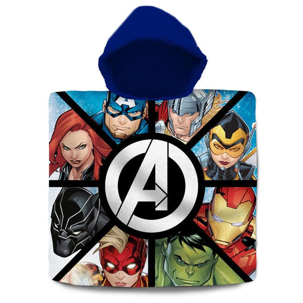 Poncho Marine Sport Zone Algodon 60x120 Avengers 1