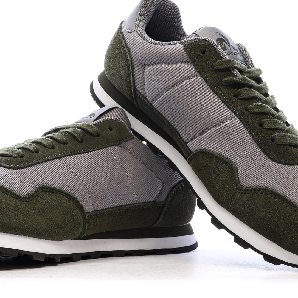 Baskets Grises/Kaki Homme Le Coq Sportif Astra 7