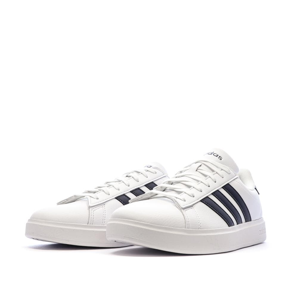 Baskets Blanches/Noires Homme Adidas Grand Court 2.0 6