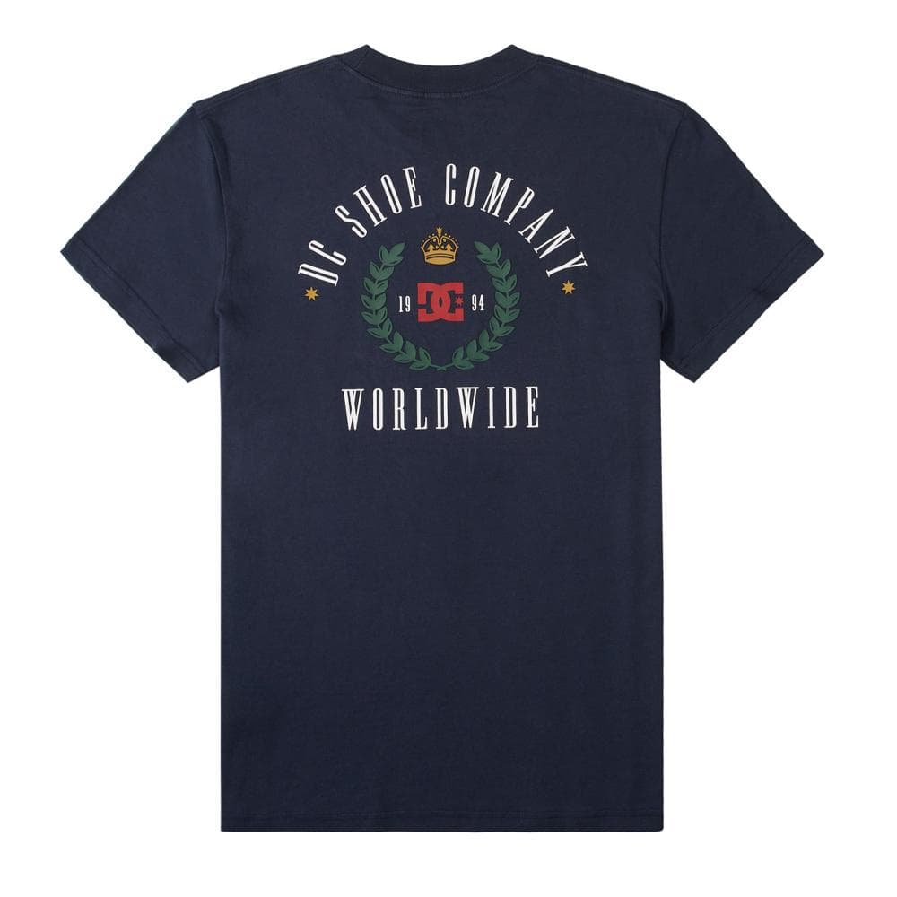 T-Shirt Marine Homme Dc shoes Hills 2