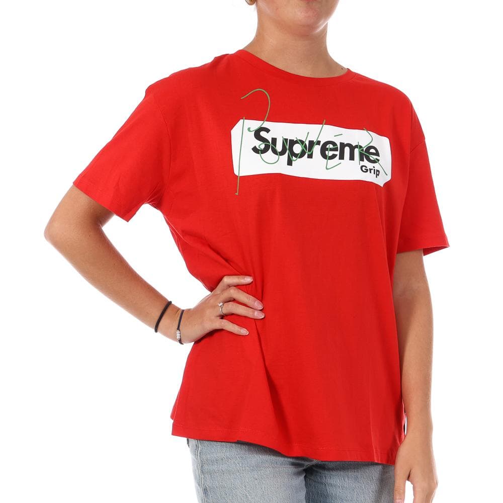 T-shirt Rouge Femme Supreme Grip Altaria 1