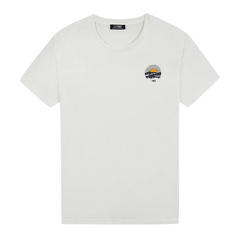 T-Shirt Blanc Homme TBS LOGGY 1