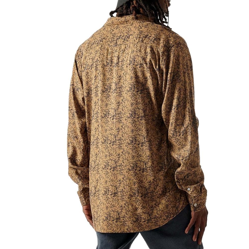 Chemise Camel/Marine Homme Kaporal CEBU 2