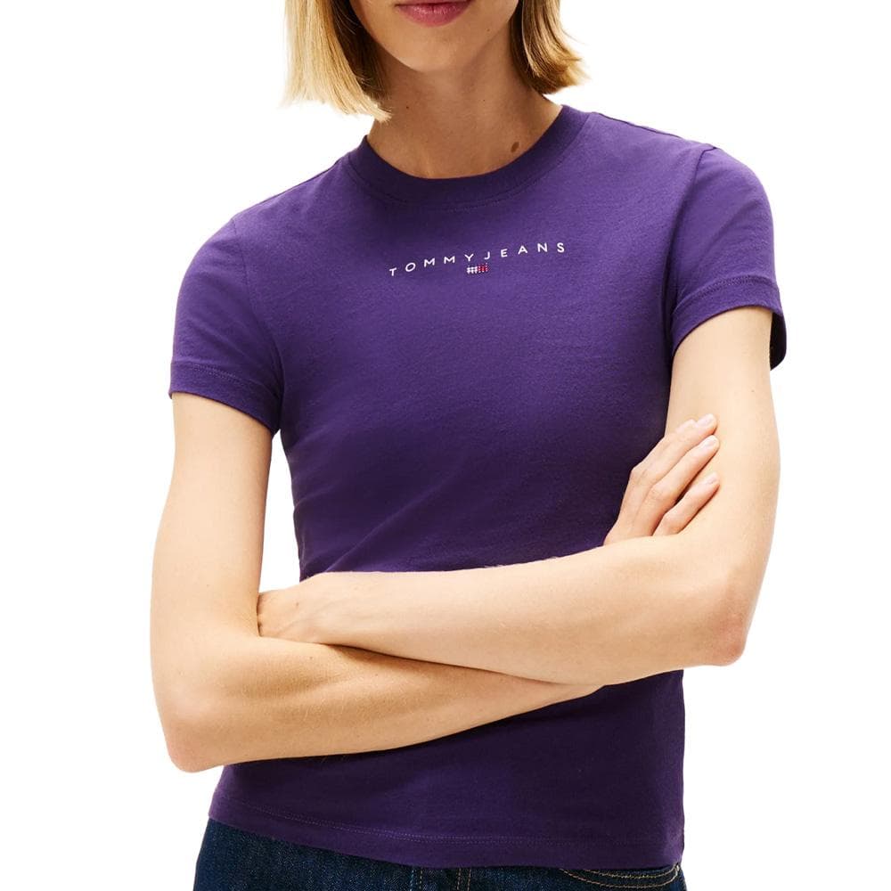 T-Shirt Violet Femme Tommy Hilfiger DW0DW21550 1